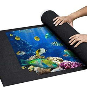 🦖 4 for $20 deal: Inflatable Roll-Up Puzzle Mat with Fasteners